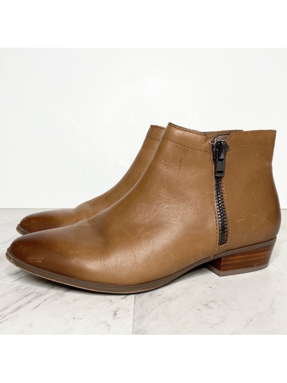 Naturalizer Blair Brown Leather Bootie 7M
